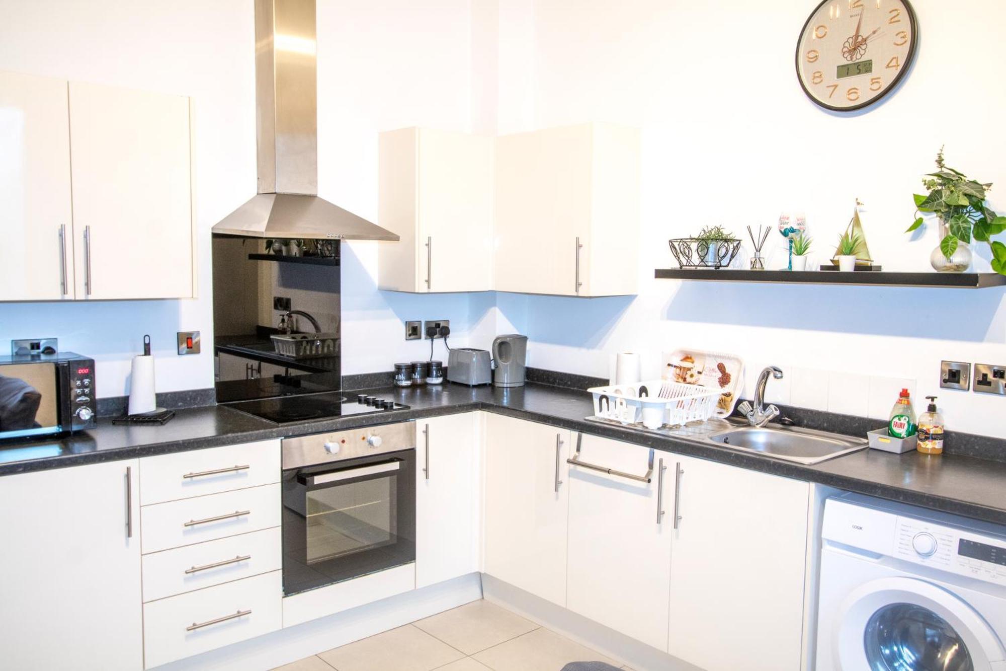 Ideal For Groups - Modern 2 Bedroom Apartment - Free Parking, Transit Links, Close To Stadiums Manchester Exteriér fotografie